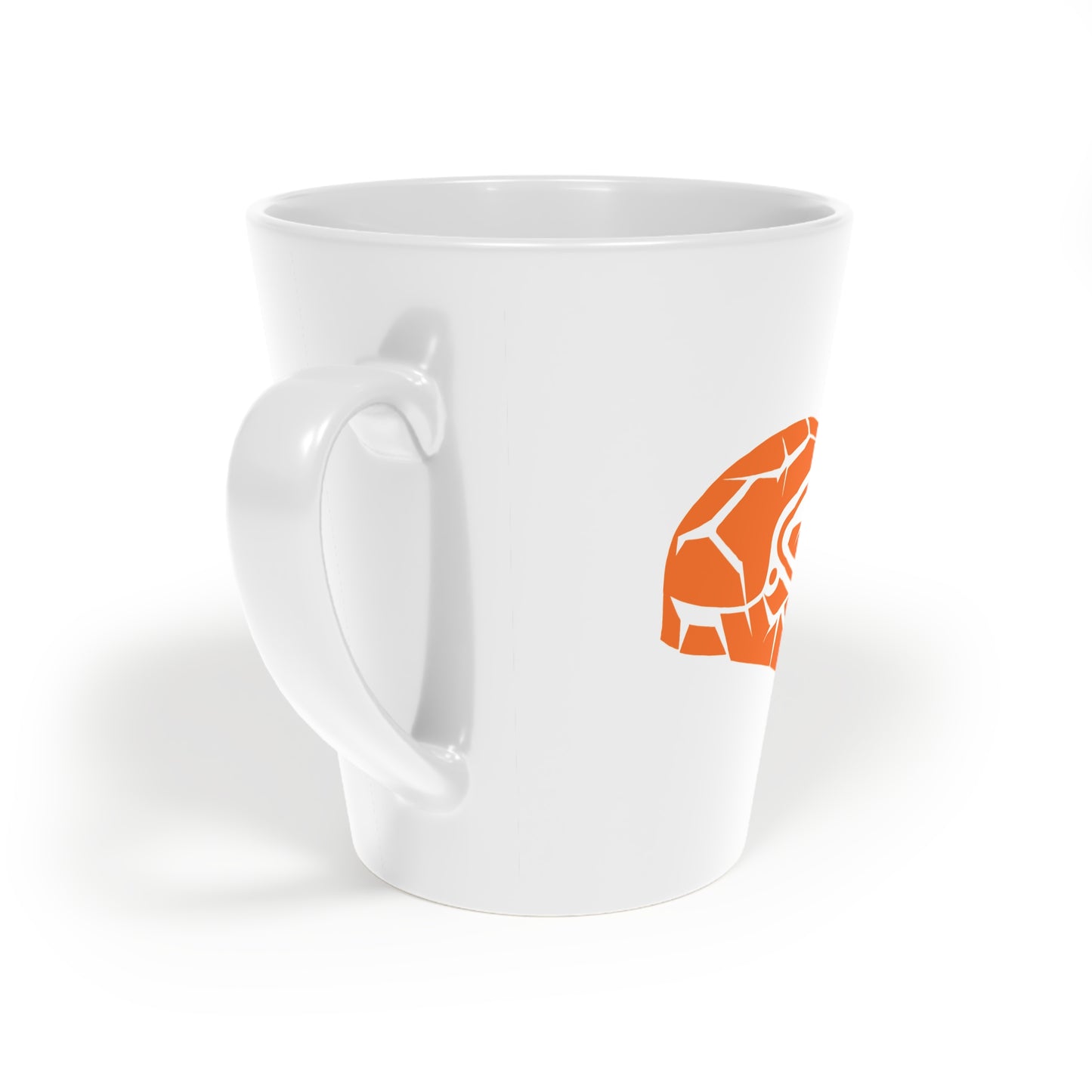 Broken Helmet Ceramic Latte Mug
