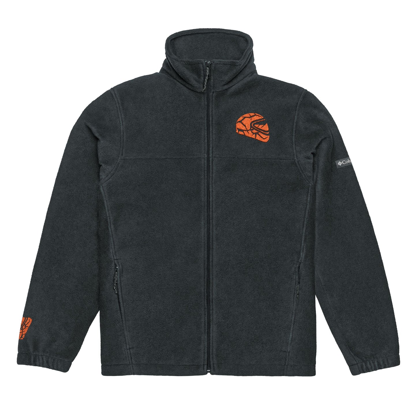Broken Helmet Embroidered Columbia Fleece Jacket - Cozy Outdoor Layer
