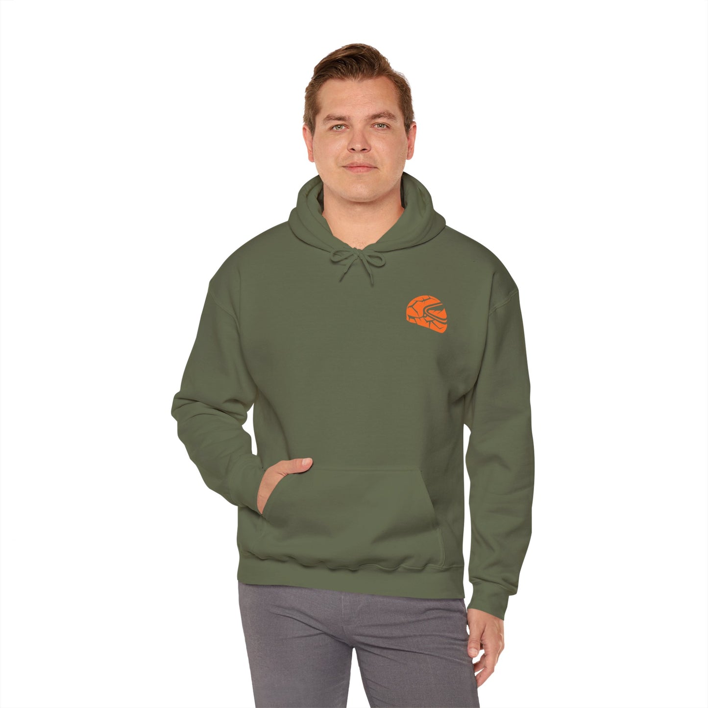 Trees. Gravel. Speed. Heavy Blend Hooded Sweatshirt