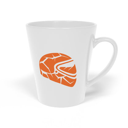 Broken Helmet Ceramic Latte Mug