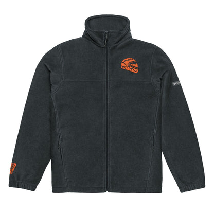 Broken Helmet Embroidered Columbia Fleece Jacket - Cozy Outdoor Layer