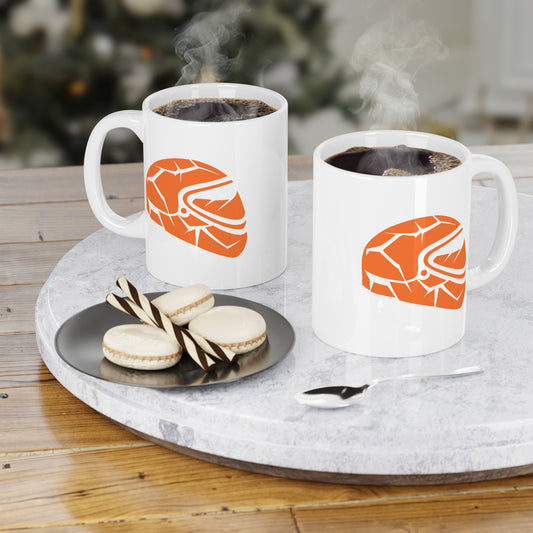 Broken Helmet Ceramic Mugs