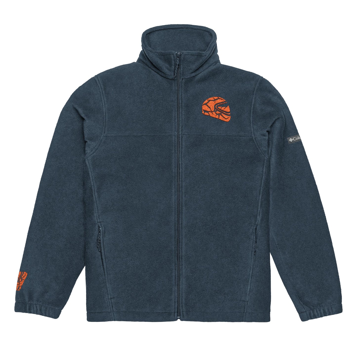 Broken Helmet Embroidered Columbia Fleece Jacket - Cozy Outdoor Layer