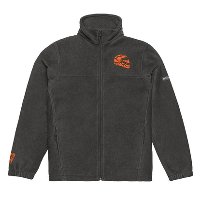 Broken Helmet Embroidered Columbia Fleece Jacket - Cozy Outdoor Layer