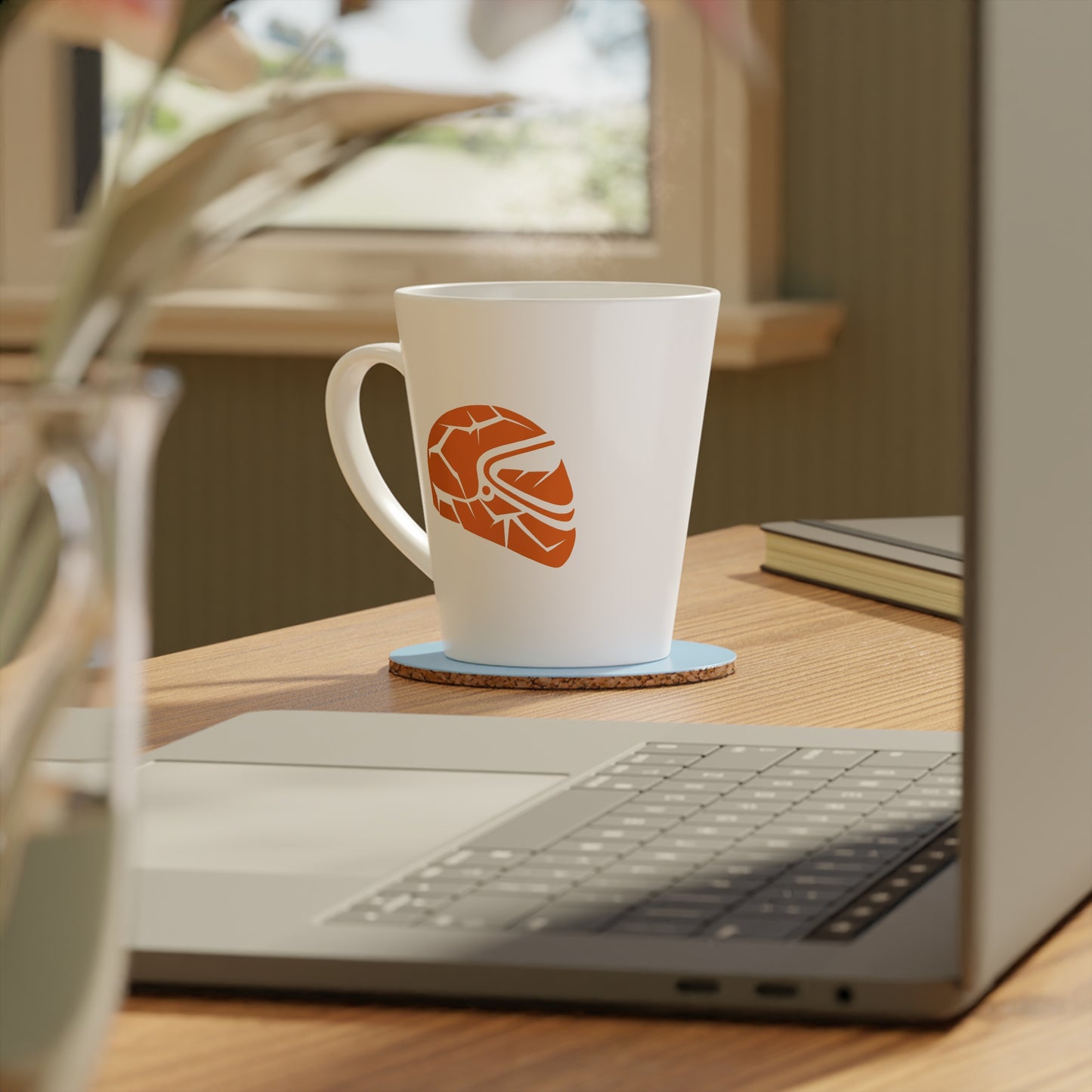 Broken Helmet Ceramic Latte Mug
