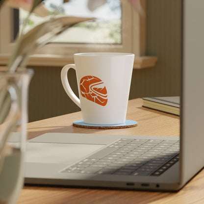 Broken Helmet Ceramic Latte Mug