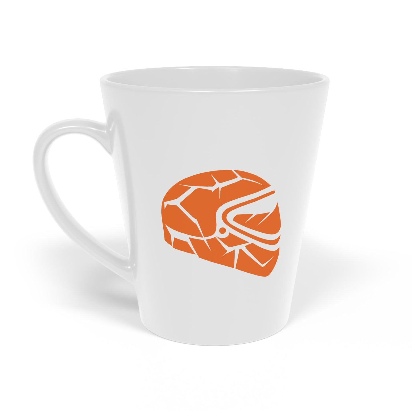 Broken Helmet Ceramic Latte Mug