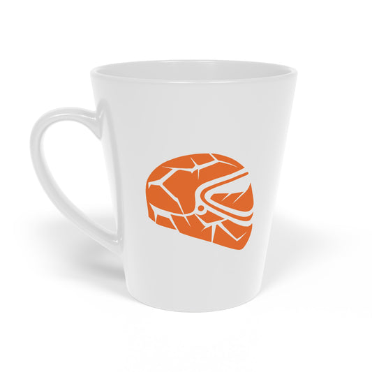 Broken Helmet Ceramic Latte Mug